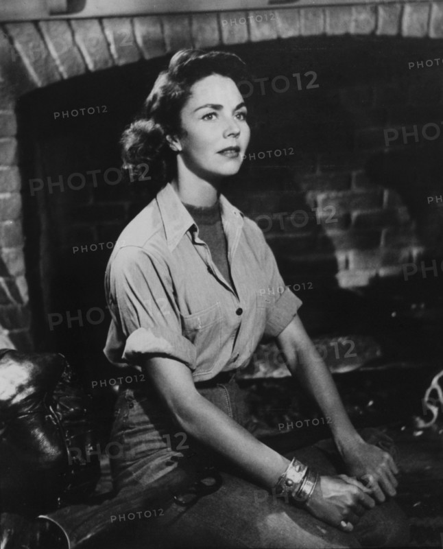 Jennifer Jones, on-set of the Film "Ruby Gentry", 1952