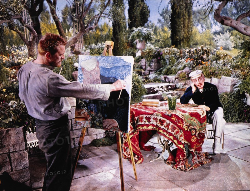 Kirk Douglas, on-set of the Film "Lust for Life", 1956