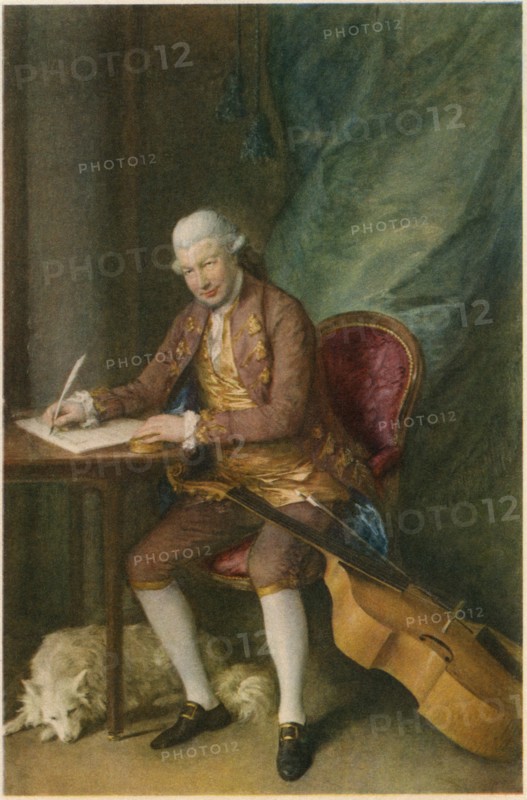 Karl Friedrich Abel (1723-1787), German Composer, Portrait by Thomas Gainsborough