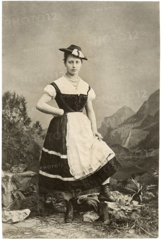 Italian Country Girl, Circa 1890
