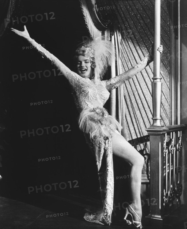Marilyn Monroe, on-set of the Film, "There's No Business Like Show Business", 20th Century Fox, 1954