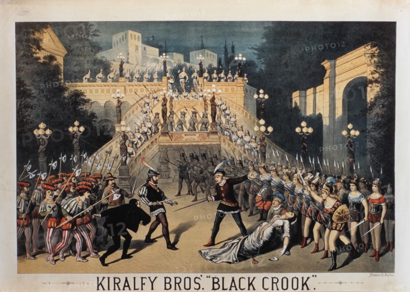 Kiralfy Brothers' Spectacle, Black Crook,  Poster, circa 1870's