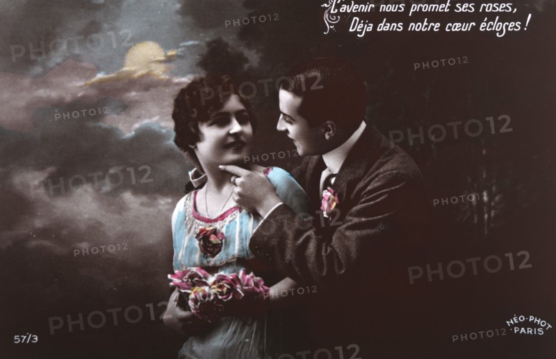 Romantic Couple, Paris, France, 1928