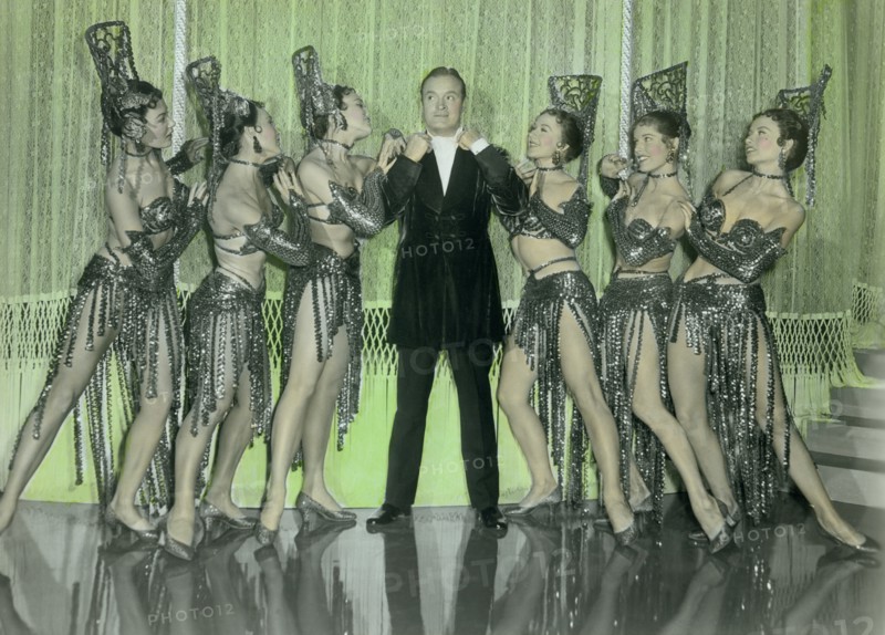 Bob Hope and Chorus Girls, Publicity Portrait for the Film, "Here Come the Girls", 1953