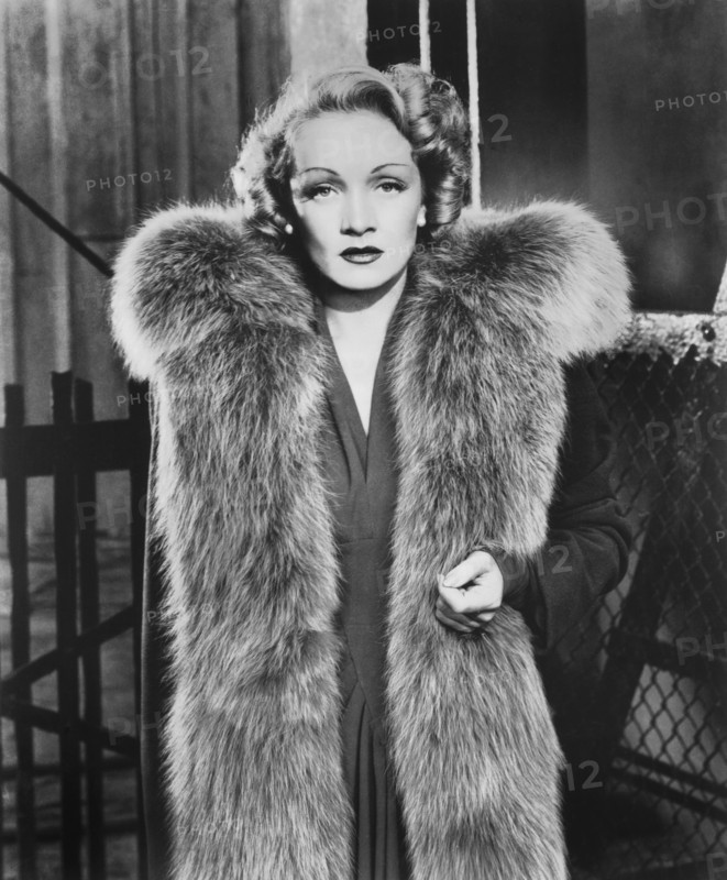 Marlene Dietrich, on-set of the Film, "Pittsburgh", 1942