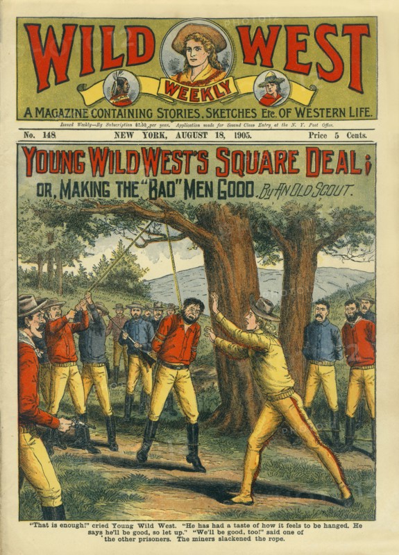 Cover of Wild West Weekly Magazine, No. 148, August 18, 1905