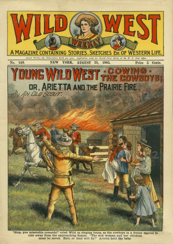 Cover of Wild West Weekly Magazine, No. 149, August 25, 1905