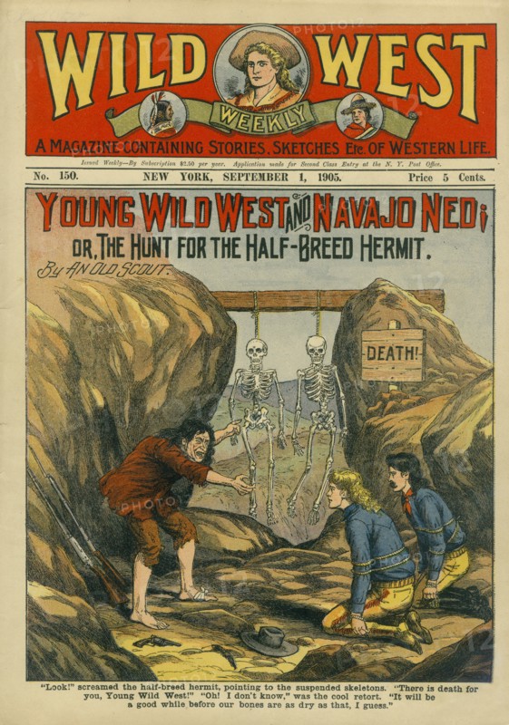 Cover of Wild West Weekly Magazine, No. 150, September 1, 1905