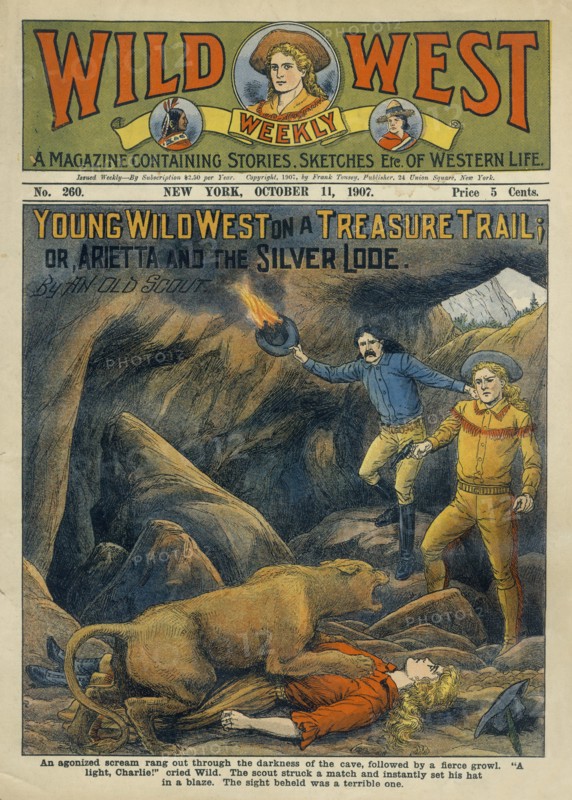 Cover of Wild West Weekly Magazine, No. 260, October 11, 1907