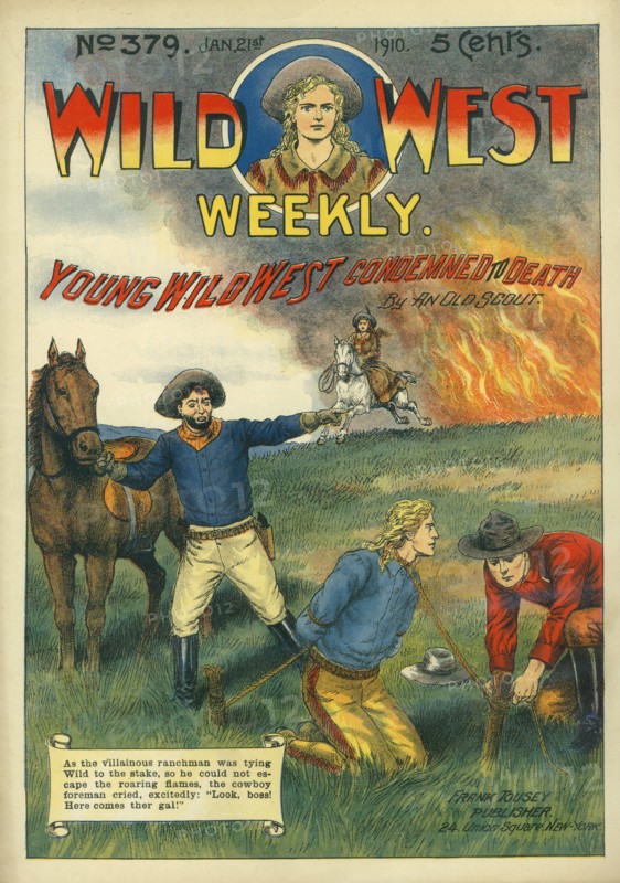 Cover of Wild West Weekly Magazine, No. 379, January 21, 1910