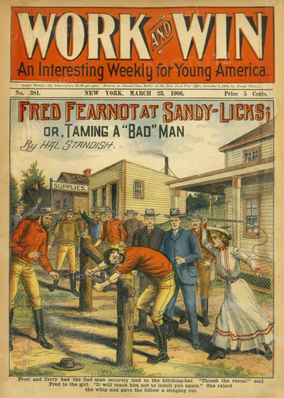 Cover of Work and Win Magazine, No. 381, March 23, 1906