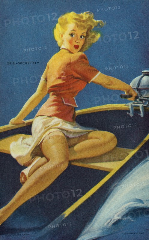 "See-Worthy", Mutoscope Card, 1940s