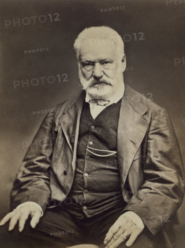Victor Hugo (1802-85), French Poet, Novelist and Dramatist, Portrait by Étienne Carjat, 1876
