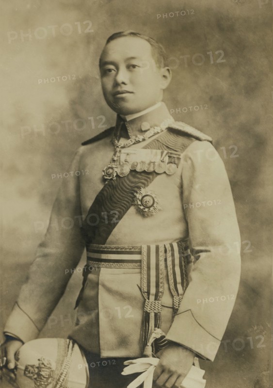 Vajiravudh or Rama VI (1880-1925), King of Siam 1910-25, Portrait in Military Uniform, 1910