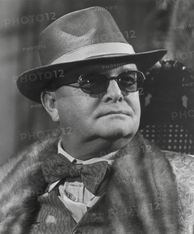 Truman Capote, on-set of the Film, "Murder by Death", 1976