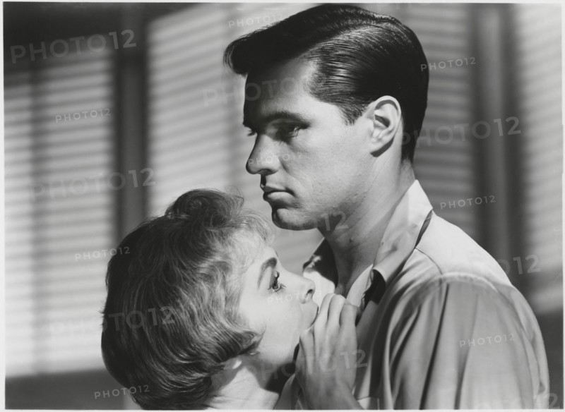 Janet Leigh, John Gavin, on-set of the Film, "Psycho", 1960