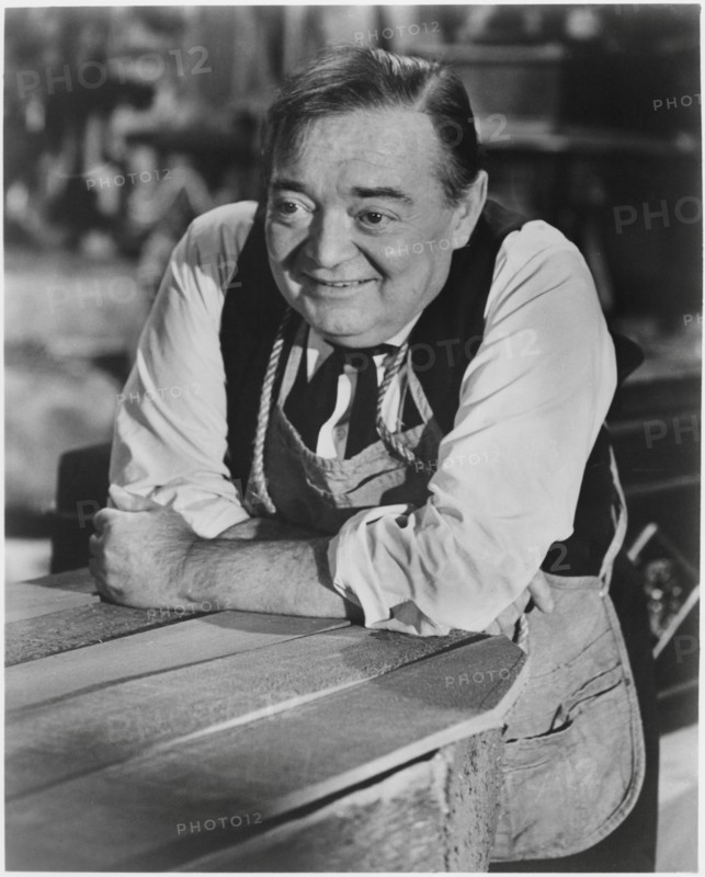 Peter Lorre, on-set of the Film, "The Comedy of Terrors", 1963