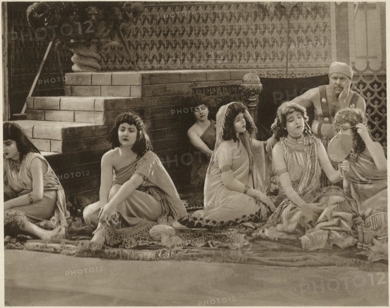 Slave Girls, Marriage Market Scene during Ancient Babylonian Story as part of the Silent Film, "Intolerance", by D.W. Griffith, 1916