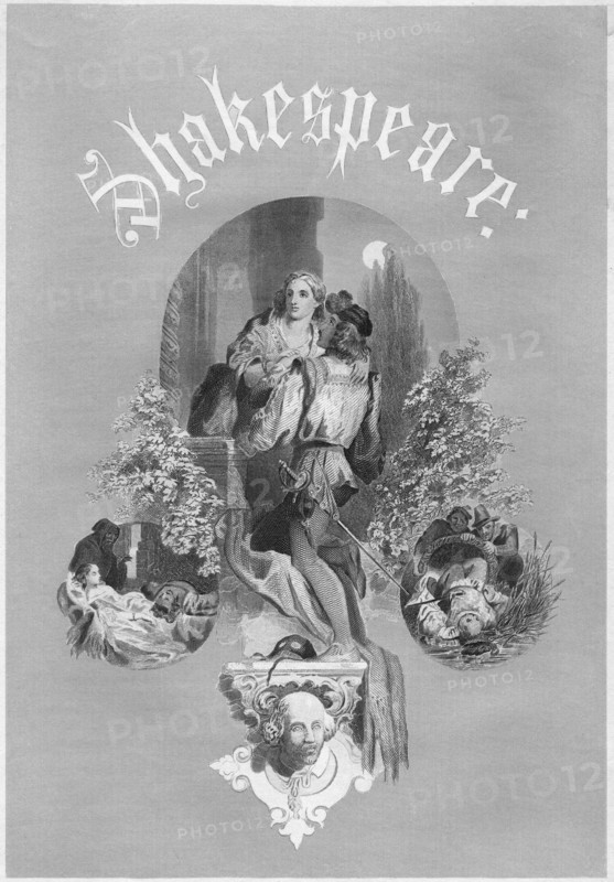 Romeo and Juliet, Shakespeare, Frontispiece, Henry J. Johnson Publisher, 1879