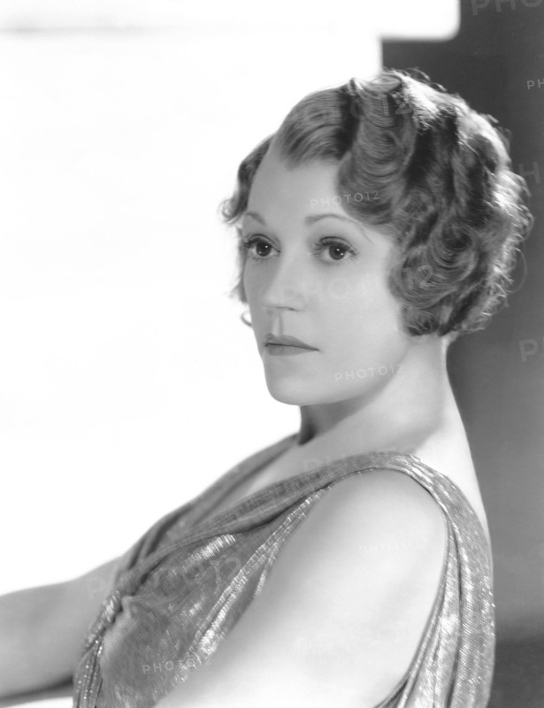 Alice Brady, Publicity Portrait, MGM, 1930's