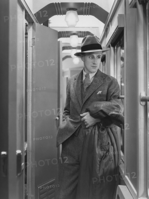Leslie Howard, on-set of the British Film, "Service for Ladies (released in the U.S. as "Reserved for Ladies"), Paramount Pictures, 1932