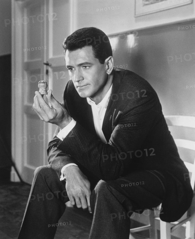 Rock Hudson, on-set of the Film, "Come September", Universal Pictures, 1961