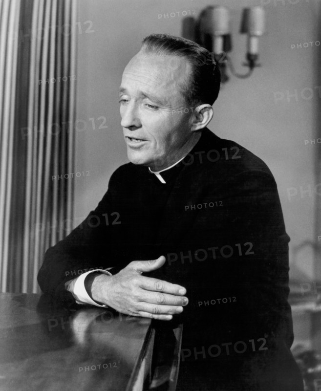 Bing Crosby, on-set of the Film, "Say One for Me", 20th Century-Fox, 1959