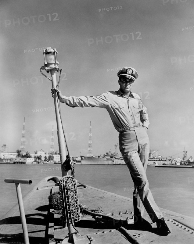 Tony Curtis, on-set of the Film, "Operation Petticoat", Universal Pictures, 1959