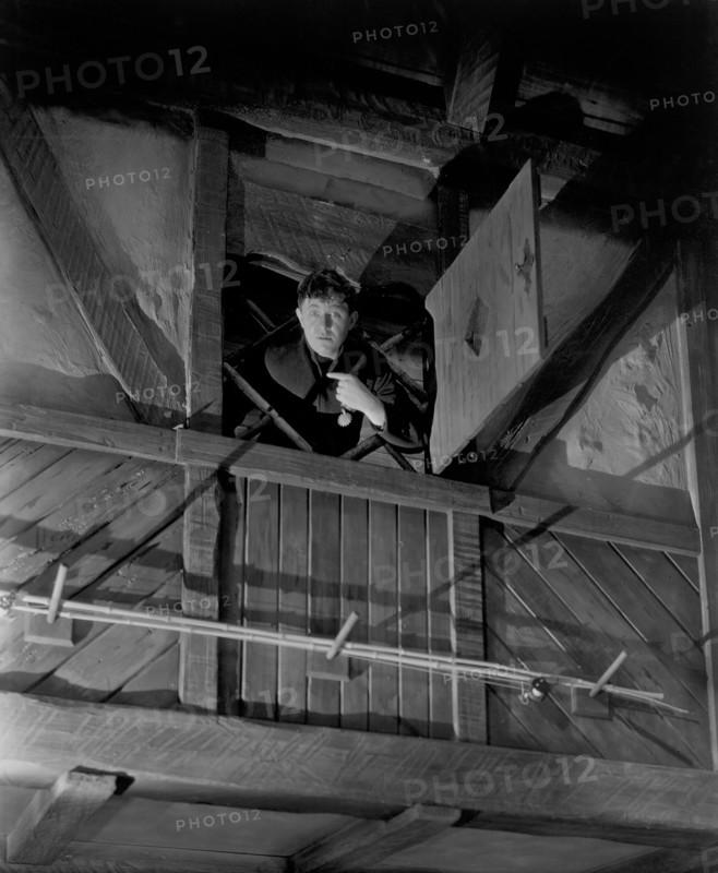 Stuart Erwin, on-set of the Film, "The Misleading Lady", Paramount Pictures, 1932