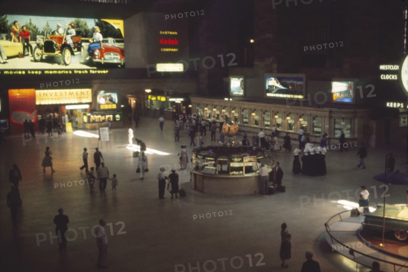 Grand Central Terminal, Main Concourse, New York City, New York, USA, July 1961