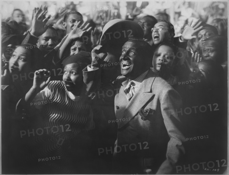Al Jolson, on-set of the Film, "The Singing Kid", 1936
