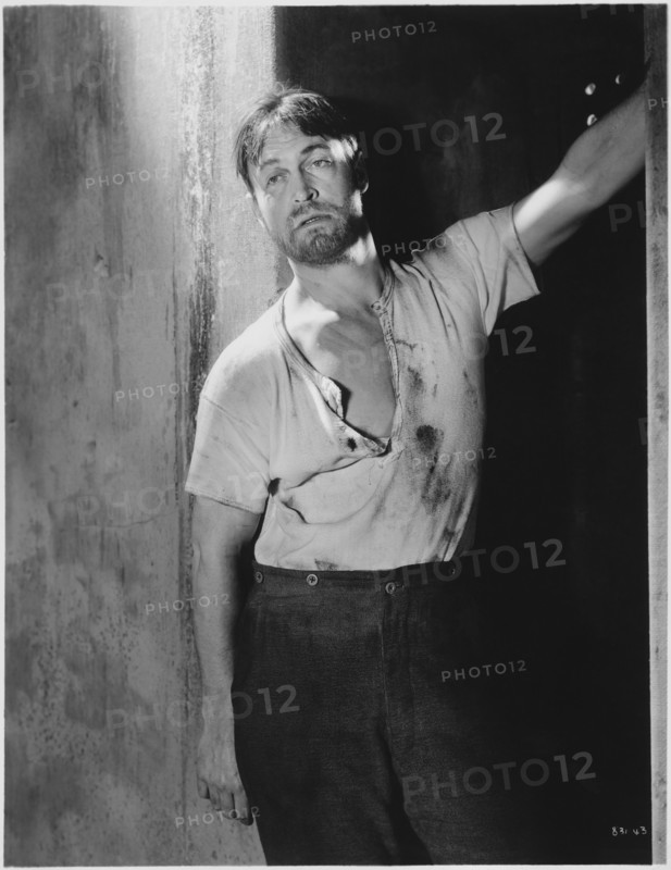 Chester Morris, on-set of the Film, "Public Hero No. 1", MGM, 1935