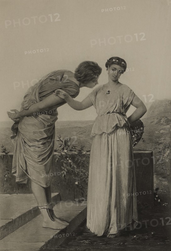 Youth, Photogravure Print from the Original 1869 Painting by Jean-Ernest Aubert, The Masterpieces of French Art by Louis Viardot, Published by Gravure Goupil et Cie, Paris, 1882, Gebbie & Co., Philadelphia, 1883