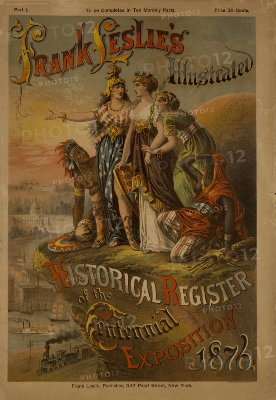 Frank Leslie's Illustrated Historical Register of the Centennial Exposition, Cover Portrait, 1876