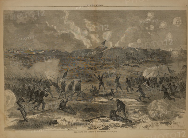 The Assault and Capture of Fort Fisher, January 15, 1865, Harper's Weekly, February 4, 1865