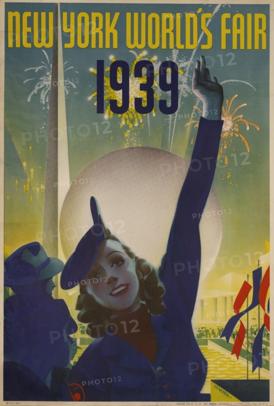 New York World's Fair, Poster, 1939