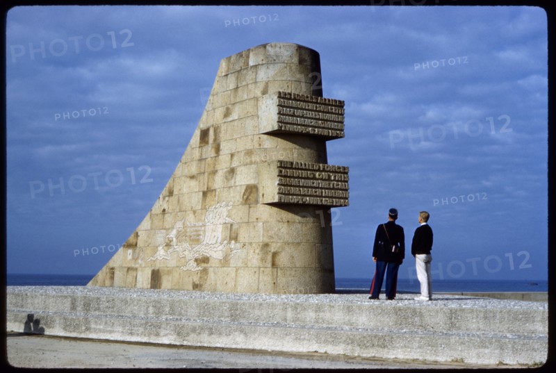 Les Braves Monument, Omaha Beach, Saint-Laurent-sur-Mer, France
