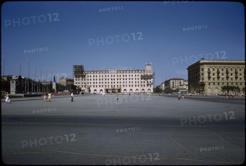 Central Square, Stalingrad (Volgograd), U.S.S.R., 1958