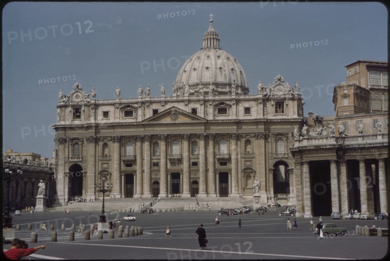 Saint Peter's Basilica, Vatican, Rome, Italy, 1962