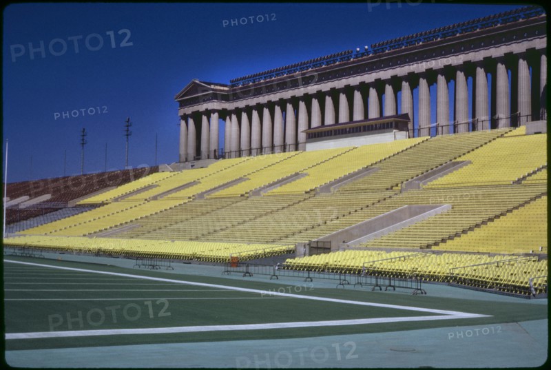 Field View, Soldier Field, Chicago, Illinois, USA, 1972