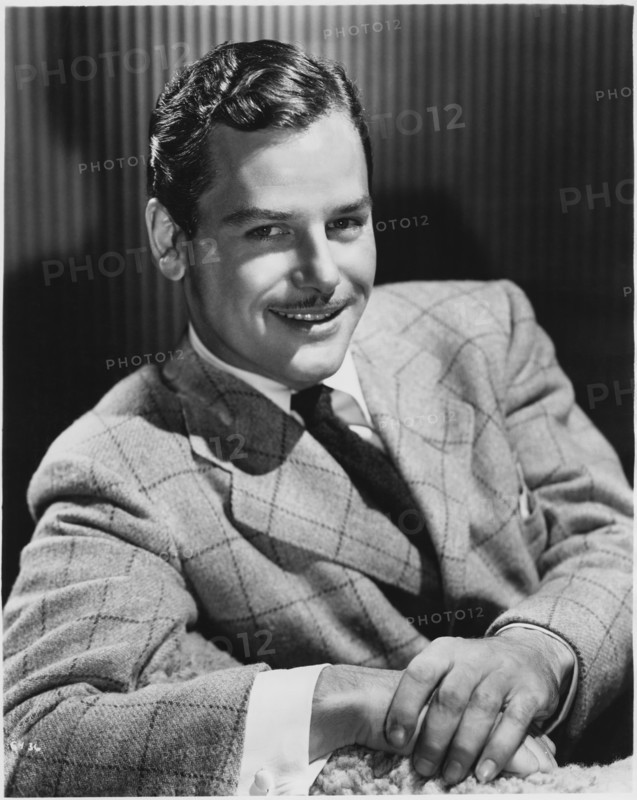 John Loder, Publicity Portrait for the Film, "Old Acquaintance", Warner Bros., 1943