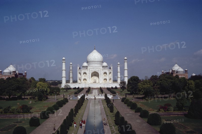 Taj Mahal and Reflecting Pool, Agra, India, 1962