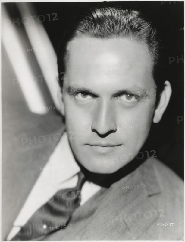 Fredric March, Head and Shoulders Publicity Portrait for the Film, "Death Takes a Holiday", Paramount Pictures, 1934