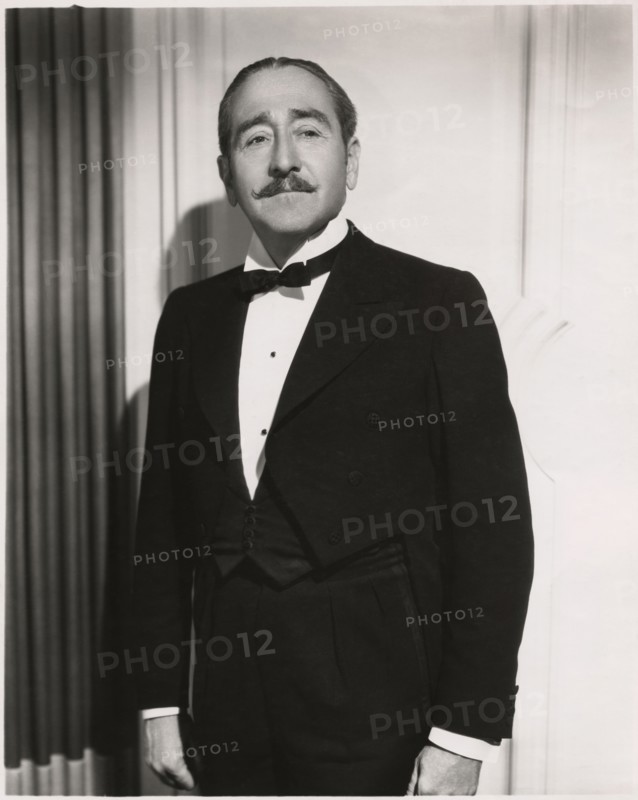 Adolphe Menjou, Publicity Portrait for the Film, "Café Metropole", 20th Century Fox, 1937
