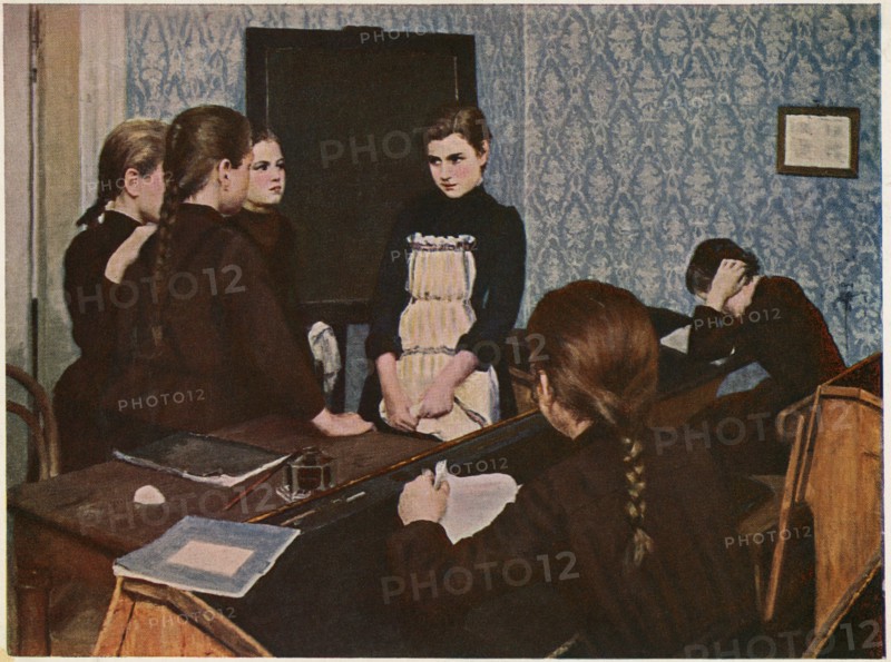Young Female Students, U.S.S.R., 1928