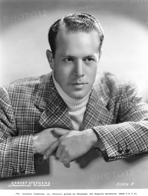 Actor Harvey Stephens, Publicity Portrait, Paramount Pictures, 1937