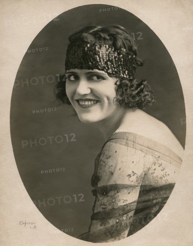Silent Film Actress Zalla Zarana, born Rozalija Srsen in Zuzemberk, Slovenia, Publicity Portrait by Empire L.A., 1920's