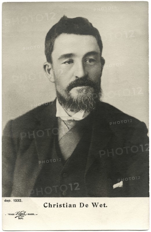 Christiaan Rudolf de Wet (1854-1922), South African Boer General and Politician, Head and Shoulders Portrait,1890's