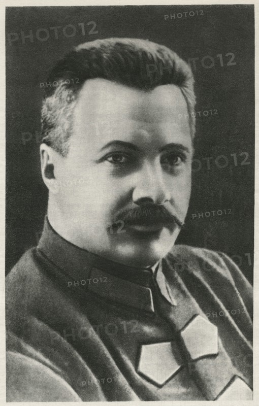 Mikhail Frunze (1885-1925), Bolshevik Leader during Russian Revolution and Commander of Red Army during Russian Civil War, Portrait, 1924