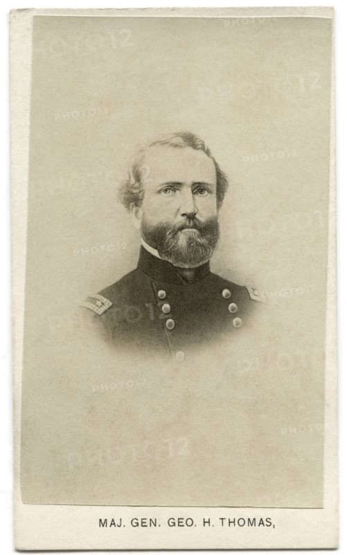 George Henry Thomas (1816/70), U.S. Army Officer and Union General during American Civil War, Portrait, 1860's